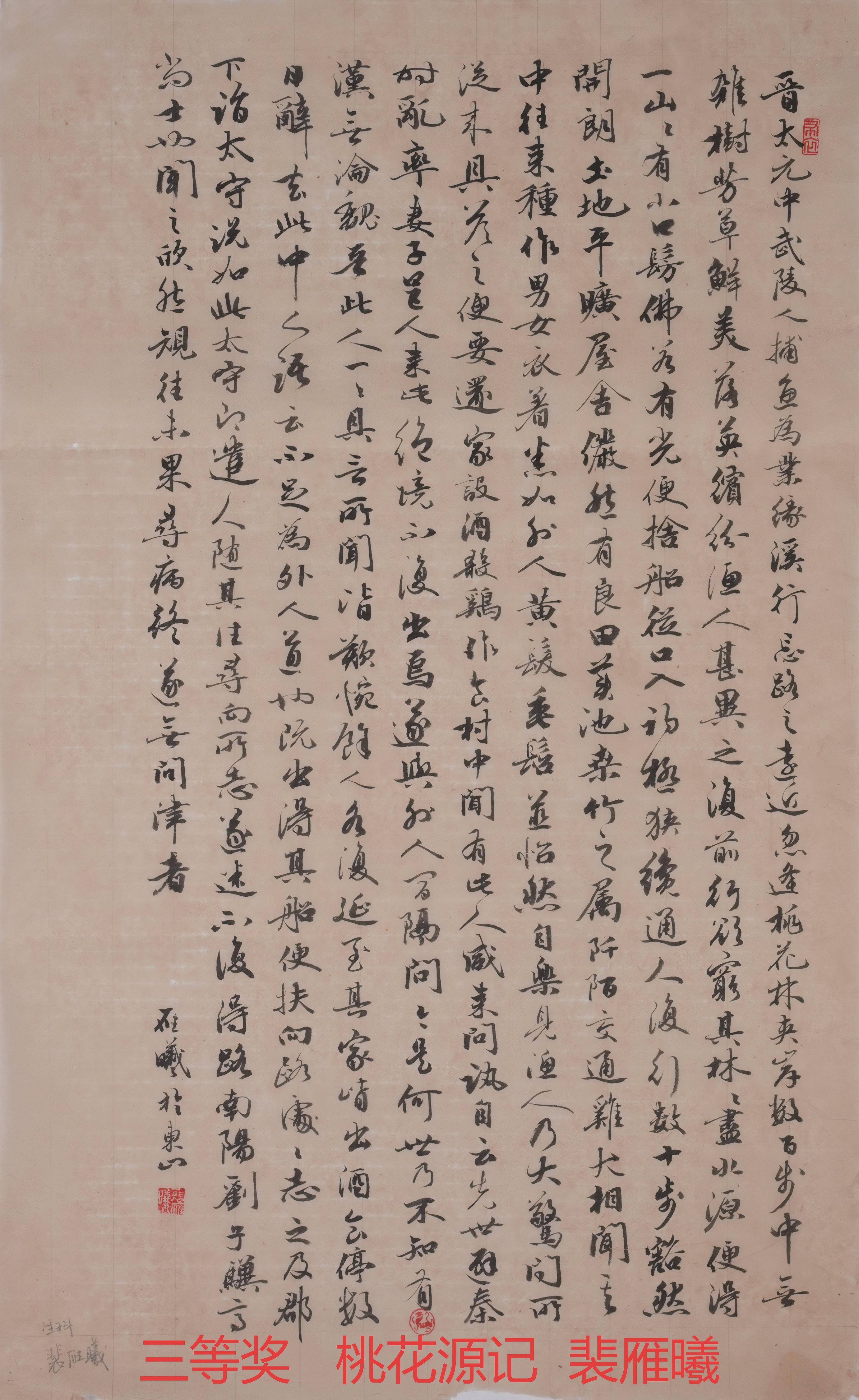 三等奖   桃花源记   生命与科学学院     裴雁曦(1).jpg